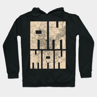 Amman, Jordan City Map Typography - Vintage Hoodie